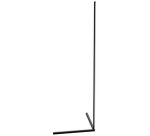 Lampadaire d'angle à LED, hauteur: 1.400 mm, noir