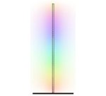 Lampadaire d'angle à LED, hauteur: 1.400 mm, noir