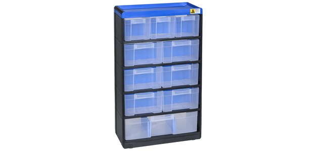VarioPlus Pro 53/21 drawer cabinet, 10 compartments