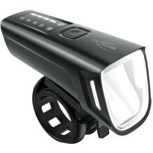 Voorlicht voor fiets ledlamp 100 lux zwart