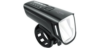 Voorlicht voor fiets ledlamp 100 lux zwart