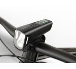 Voorlicht voor fiets ledlamp 100 lux zwart
