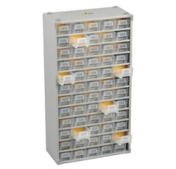 Casier à tiroirs VarioPlus Metall 90, 60 compartiments