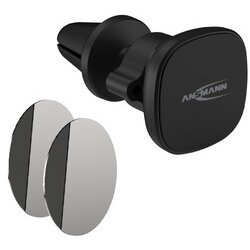 Support magnétique de smartphone pour voiture, noir