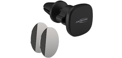 Support magnétique de smartphone pour voiture, noir