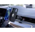Support magnétique de smartphone pour voiture, noir
