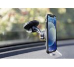 Support magnétique de smartphone pour voiture, noir