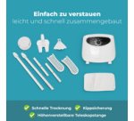 Mannequin de repassage PC-HBB 3117, blanc