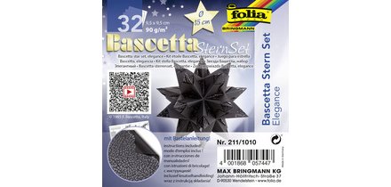 Feuilles de papier pliable étoile Bascetta Élégance