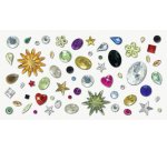 Pierres decoratives folia a coller theme noel sachet de   800 unites
