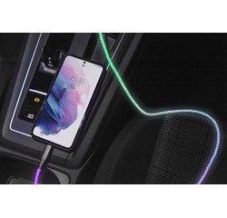 Câble de données & de charge, LED, USB-A/USB-C mâles
