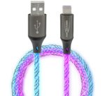 Câble de données & de charge, LED, USB-A/USB-C mâles