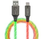 Câble de données & de charge, LED, USB-A/USB-C mâles