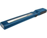 Lampe d'atelier à LED WL450R slim, bleu/noir