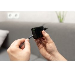Chargeur secteur USB HOME CHARGER HC365PD, noir