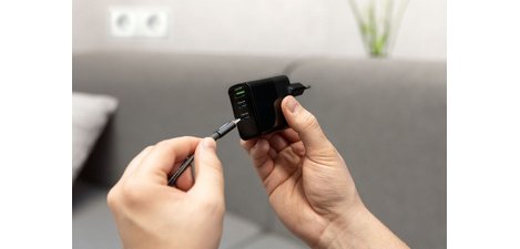 USB Wall Charger HOME CHARGER HC365PD, black