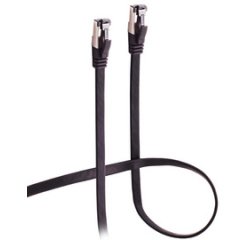 Câble patch plat cat. 8.1, U/FTP, flexible, 0,5 m