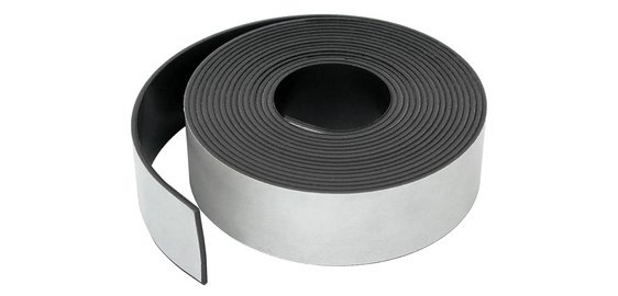 Magnetband, 25 mm x 5 m, weiß