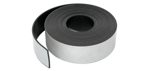 Ruban magnétique, 40 mm x 5 m, blanc