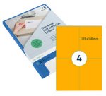 Étiquette fluorescente, 105 x 74 mm