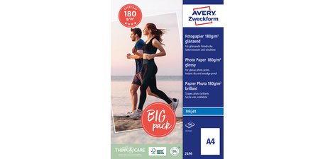 Papier photo jet d'encre EVERYDAY, 180 g/m2