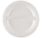 Assiette en canne à sucre, rond, 229 mm