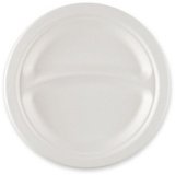 Assiette en canne à sucre, rond, 229 mm