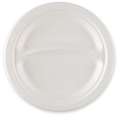 Assiette en canne à sucre, rond, 229 mm