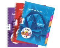 Textes reliure intégrale 7000 17x22 cm 148 pages grands carreaux 70 g - Assortis