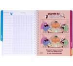 Textes reliure intégrale 7000 17x22 cm 148 pages grands carreaux 70 g - Assortis