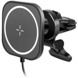 Support magnétique de smartphone pour voiture, noir