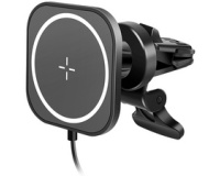 Support magnétique de smartphone pour voiture, noir