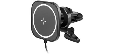 Support magnétique de smartphone pour voiture, noir