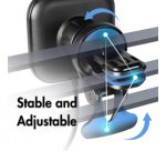 Support magnétique de smartphone pour voiture, noir