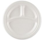 Assiette en canne à sucre, rond, 260 mm