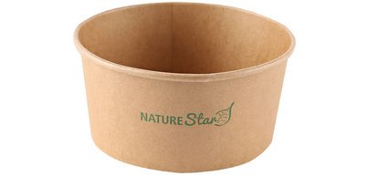 Caesar salad bowl, round, 1,000 ml, brown