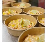 Bol à salade Caesar, rond, 1.000 ml, marron