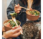 Bol à salade Caesar, rond, 1.000 ml, marron