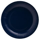 20 Assiettes en carton rondes, 23 cm
