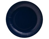 20 Assiettes en carton rondes, 23 cm