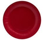 20 Assiettes en carton rondes, 23 cm