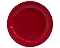 Assiette en carton, rond, 230 mm