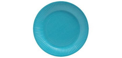 20 Assiettes en carton rondes, 23 cm