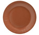 20 Assiettes en carton rondes, 23 cm