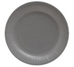 20 Runde Pappteller, 23 cm - Grau