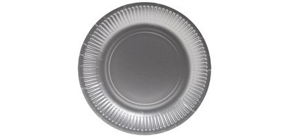 Assiette en carton, rond, 230 mm