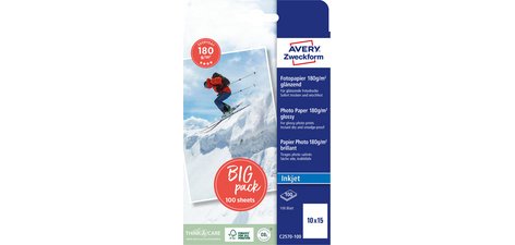 Papier photo jet d'encre EVERYDAY, 10x15 cm