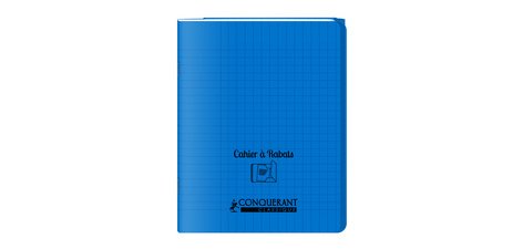 Cahier à rabat 170 x 220 mm, incolore