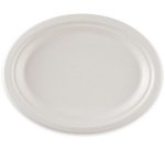 Assiette en canne à sucre, ovale, 265 x 200 mm