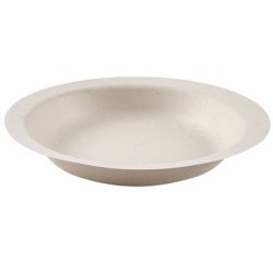 Coupelle en canne à sucre, rond, 400 ml, naturel